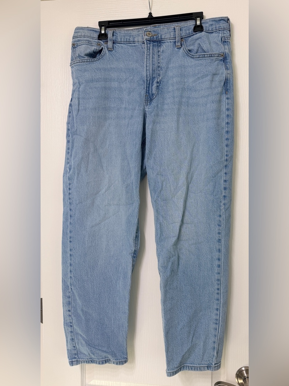 Lucky mid rise relaxed straight jeans